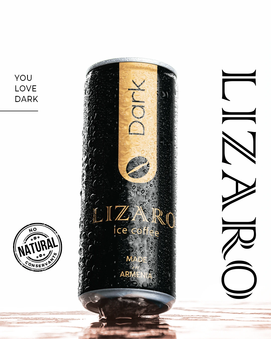 Lizaro 3 Dark Lizaro – Natural RTD Ice Coffee